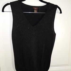 Escio black sequin top